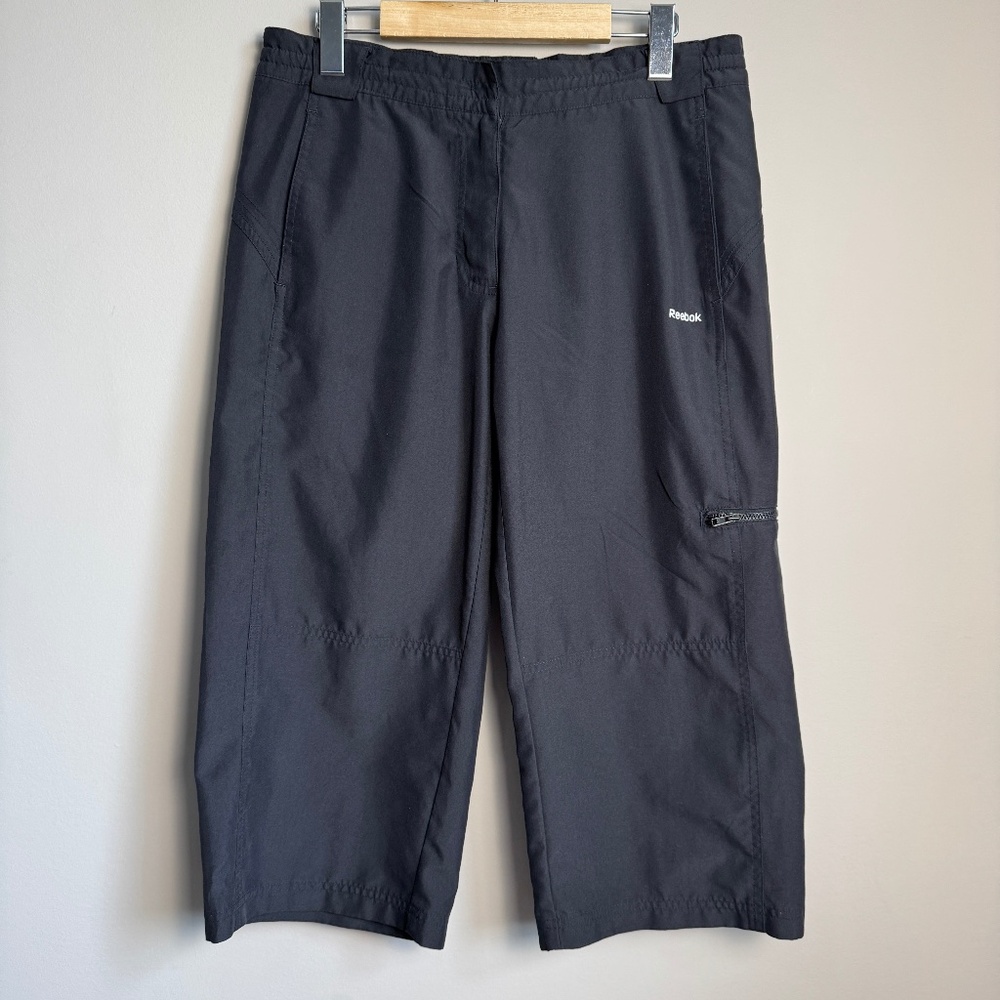 Reebok Men's Performance Track‎ Style Capri Pants Black Small Athleisure Hiking